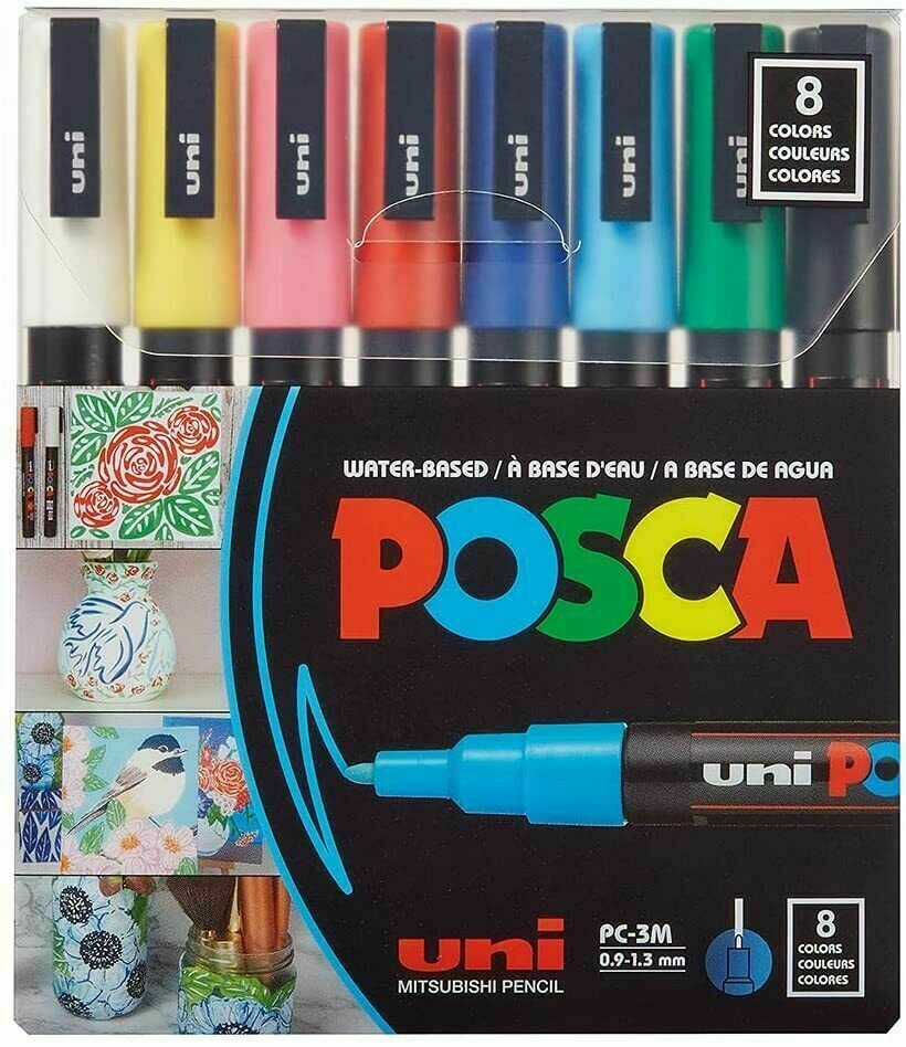 Marcadores Posca 3M pack x8 - Buy in Woopy