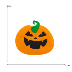 Recorte de Feltro Abóboras Halloween 6cm na internet