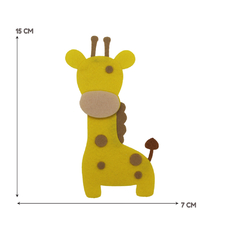 Recorte de Feltro Girafa na internet
