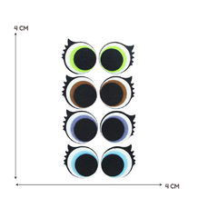 Aplique de Feltro Olhos de Boneca