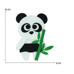 Recorte de Feltro Panda