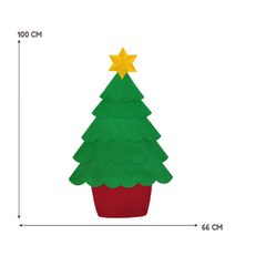 Recorte de Feltro Árvore de Natal Montessoriana na internet