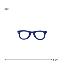 Imagem do Aplique de Feltro Óculos Quadrados