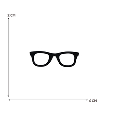 Aplique de Feltro Óculos Quadrados - comprar online