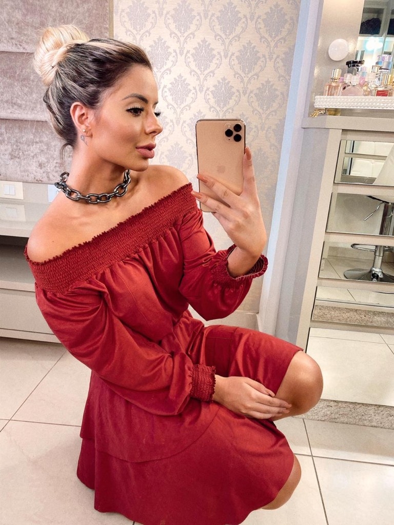 Vestido suede Comprar em Hanna Lima