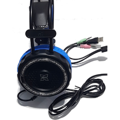 Auricular Gamer Con Microfono Y Luz Con Usb Y Jack 3,5 HP-834 - comprar online