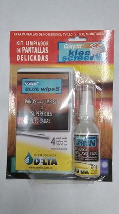 Kit Limpiador De Pantallas Delicadas Paños + Spray