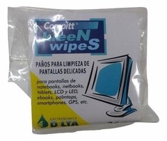 Paños De Limpieza Pantallas Delicada Pc Notebook Kleen Wipes - comprar online