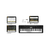 Teclado Casio CTK-3500 com 61 teclas sensitivas preto - loja online