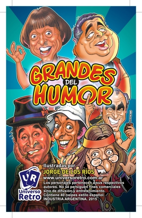 Comicos Humor Porcel Olmedo Bala Juego De Cartas Retro