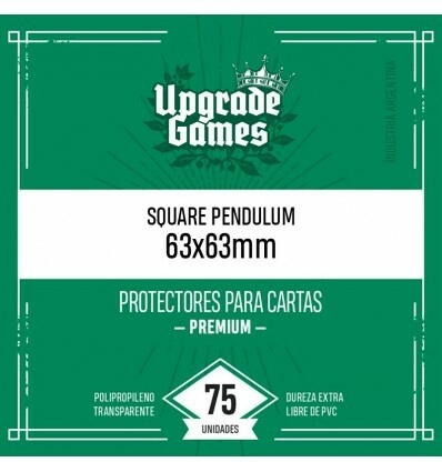 75 Fundas Protectoras P/ Cartas - Square Pendulum 63x63mm