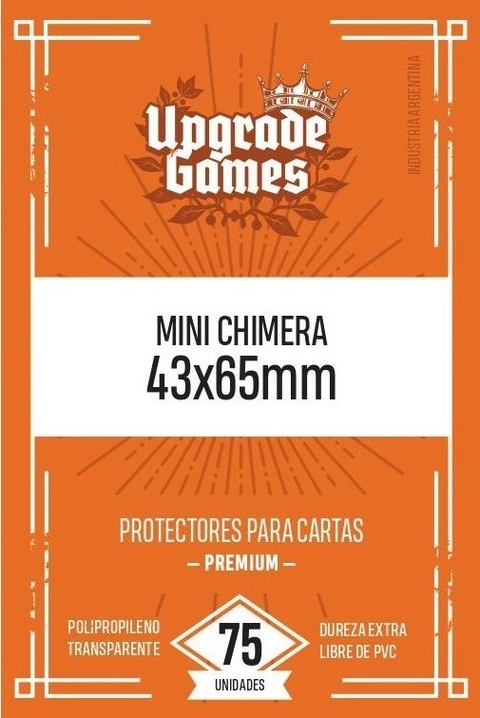 75 Fundas Protectoras P/ Cartas - Mini Chimera 43x65mm