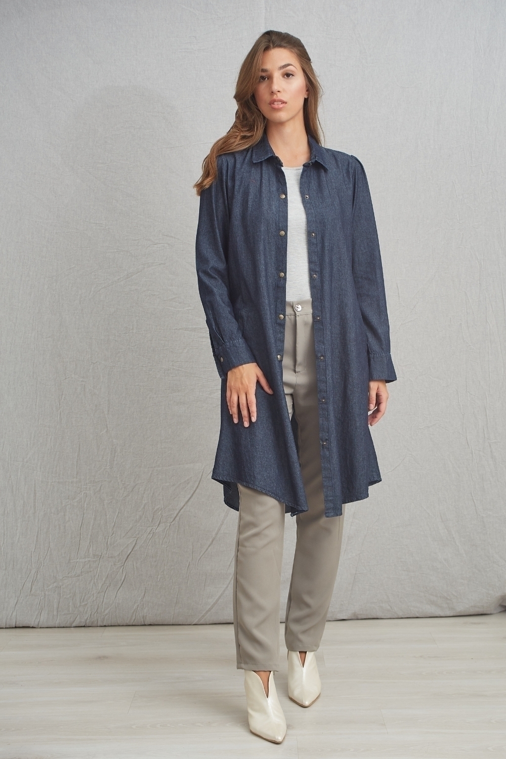 Camisola de jeans deals