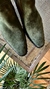 Bota California Gamuza Verde - comprar online