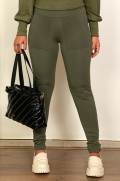 29355-CALÇA SFILATA VERDE MILITAR