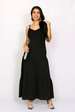 29628-VESTIDO FLOW PRETO LONGO