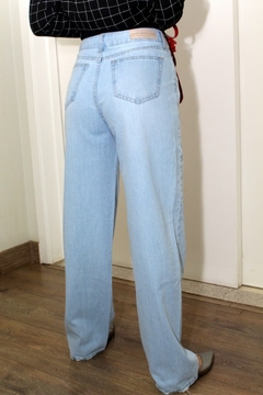 30198-CALÇA JEANS CLARO WID LEG - comprar online