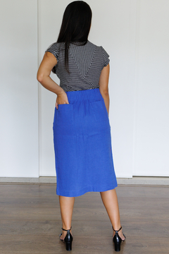 30620-SAIA MIDI LINHO AZUL COM SHORT ANTI TRANSPARÊNCIA na internet