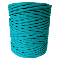 Cordão de algodão colorido - Ultramar - 4mm - (100 metros)