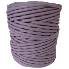 Cordão de algodão colorido - Lilás - 4mm (100 metros)