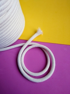 Cordão de algodão trançado cru - 6mm 1kg - MALEÁVEL - comprar online