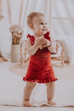 Vestido 2025 tejido bebe