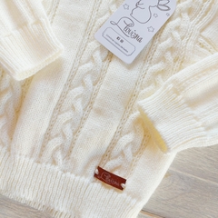 Sweater tejido lana natural - comprar online