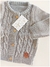 Campera Tejida Lana Gris - comprar online