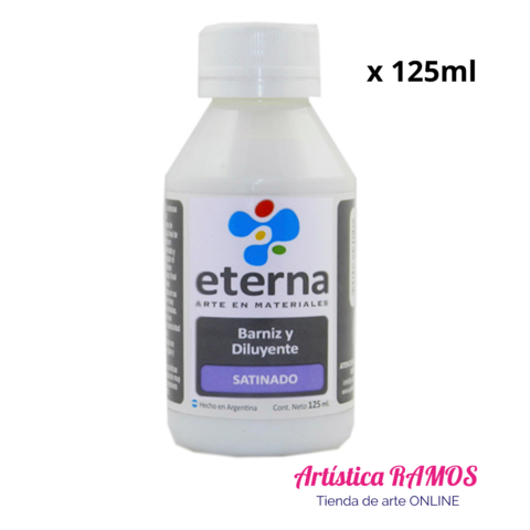 Barniz y Diluyente Satinado ETERNA x 125ml