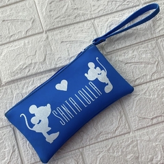 Bolsinha de mão Mickey Azul