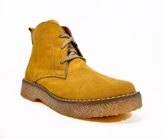 Botas Gamuzadas / Mostaza oscuro - comprar online