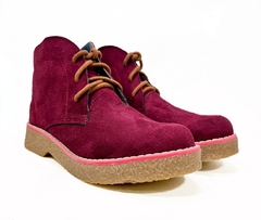 Botas Gamuzadas / Bordo (vira roja)