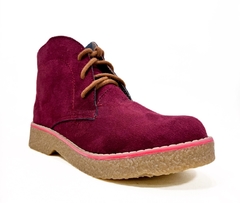 Botas Gamuzadas / Bordo (vira roja) - comprar online