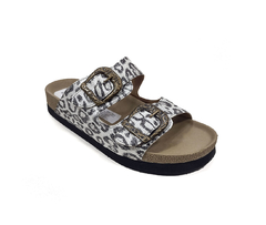 Zueco Birkenstock / Animal Print Blanco - comprar online