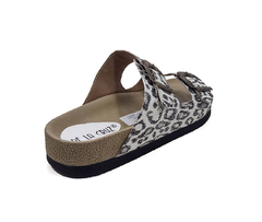 Zueco Birkenstock / Animal Print Blanco - De La Cruz