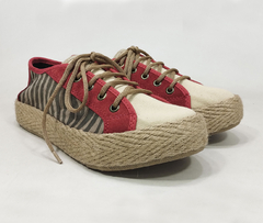 Zapatillas de Lona / Rojo-Cebra