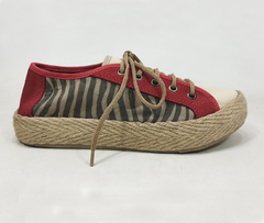 Zapatillas de Lona / Rojo-Cebra en internet