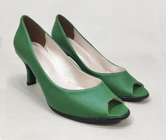 Stilettos Abierto Bajo / Verde