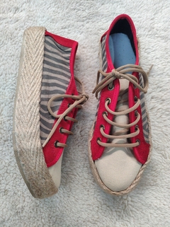 Zapatillas de Lona / Rojo Cebra - comprar online