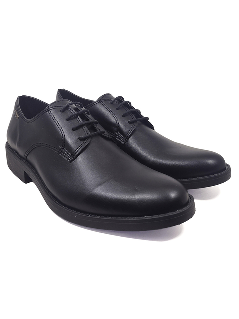Zapato Sintético de Vestir con Cordones / Negro