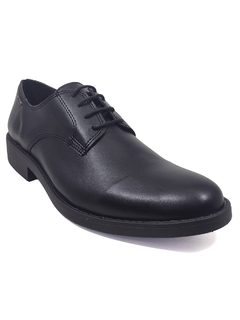 Zapato Sintético de Vestir con Cordones / Negro - tienda online