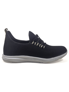 Zapatilla con cordones / Negro (Hombre)