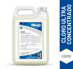 Hipoclorito de sodio (Cloro líquido) 100% x 5 litros
