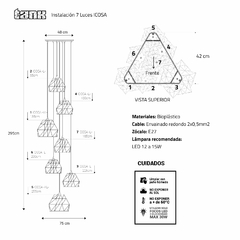 7 Luces ICOSA - TANK Fábrica de Diseño