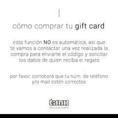 GIFT CARD en internet