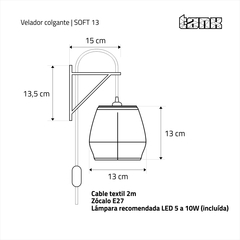 Soft S | Velador colgante en internet