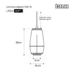 SOFT 16 | Luminaria colgante para techo - TANK Fábrica de Diseño