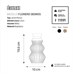 Florero Deimos - TANK Fábrica de Diseño