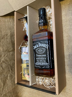 Kit Regalo Whisky Jack Daniel's Old No.7 750ml + Combo Pipa. - SIMPLE SHOP