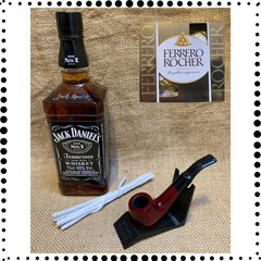 Kit Regalo Whisky Jack Daniel's Old No.7 750ml + Combo Pipa.